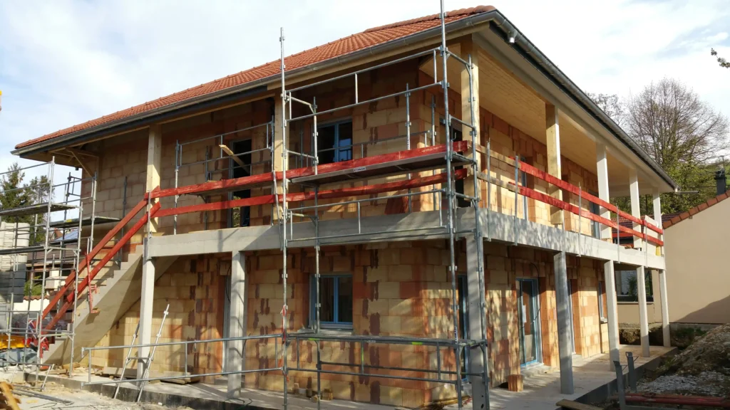 1 Collectif de 18 logements vue maconnerie fini La Cote St Andre Logements collectifs scaled