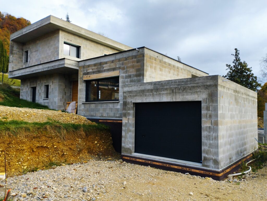 maison contemporaine voiron construction novembre garage attenant gelas constructions